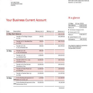 OCBC Bank bank statement download template file