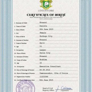 Croatia birth certificate download template file