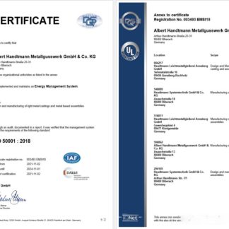 Germany DQS certificate of registration Word and PDF template download template file