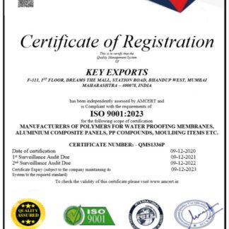 India Key Export certificate of registration Word and PDF template download template file