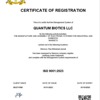 Morocco business registration certificate Word and PDF template download template file