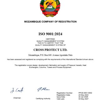Mozambique company registration certificate Word and PDF template download template file
