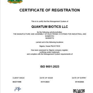 Nigeria business registration certificate Word and PDF template download template file