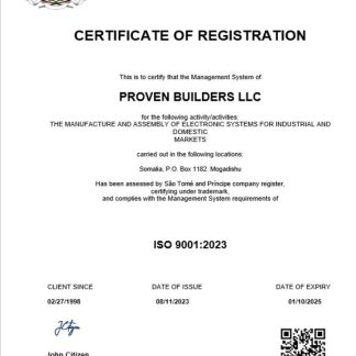 Somalia business registration certificate Word and PDF template download template file