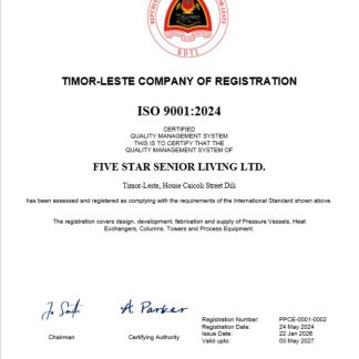 Timor Leste business registration certificate Word and PDF template download template file