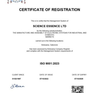 Botswana certificate of registration Word and PDF template download template file