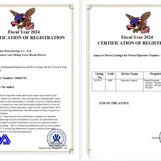 USA certificate of registration Word and PDF template download template file