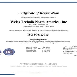USA ISO certificate of registration Word and PDF template download template file