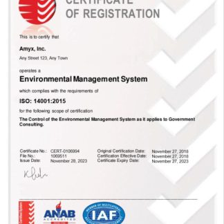Australia SAI GLOBAL certificate of business registration Word and PDF template download template file