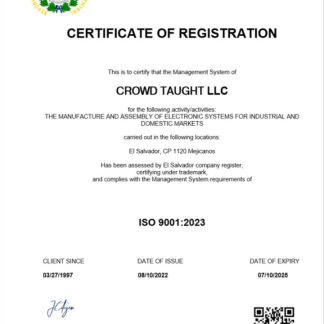 El Salvador certificate of registration Word and PDF template download template file