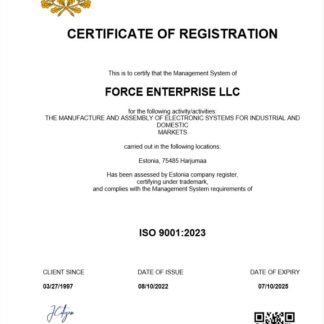 Estonia  certificate of registration Word and PDF template download template file