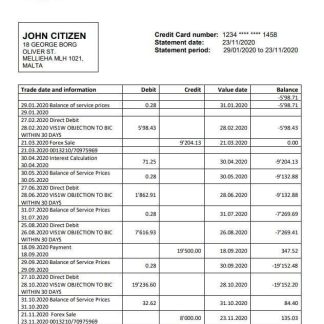 Malta Central Bank of Malta download template file