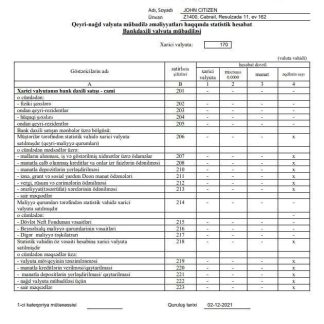 Azerbaijan Access Bank (azerbaijani) download template file