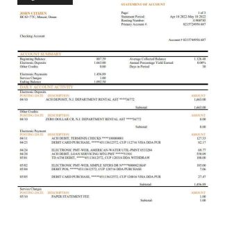 Oman Sohar International bank statement download template file
