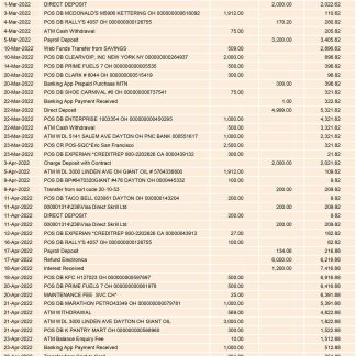 Real random transactions 1 download template file