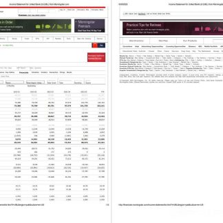 United Kingdom United Bank Ltd (UBL) bank incoming statement, Word and PDF template, 2 pages download template file