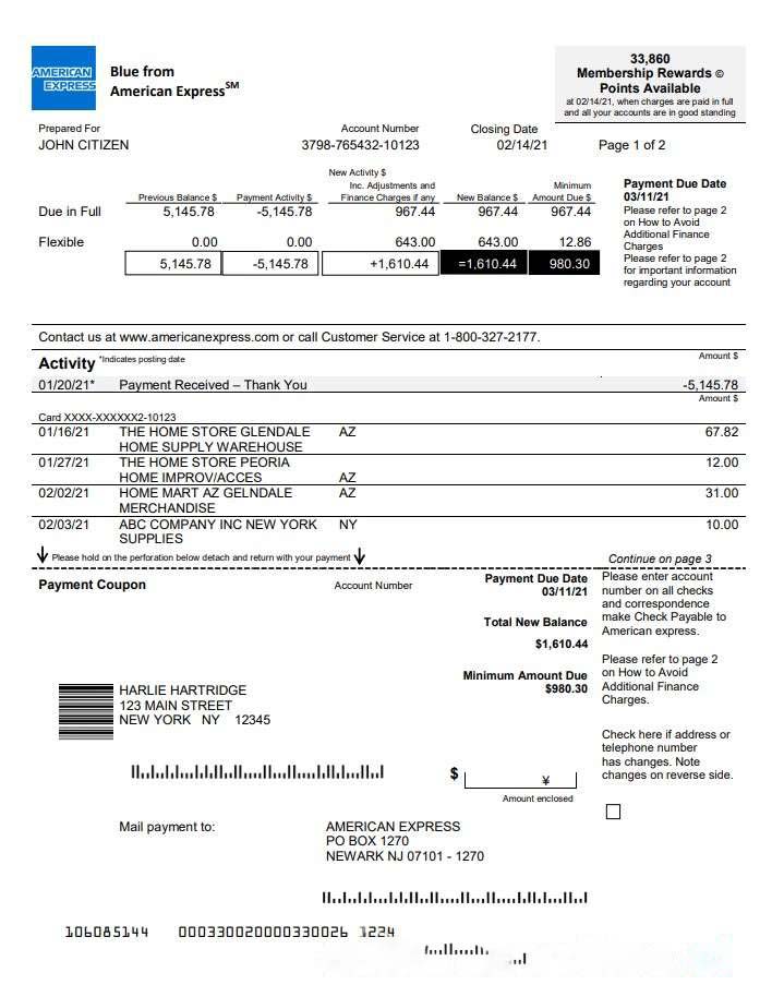 USA New York American Express Blue download template file