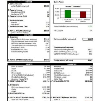 USA Rich Dad bank statement Word and PDF template download template file
