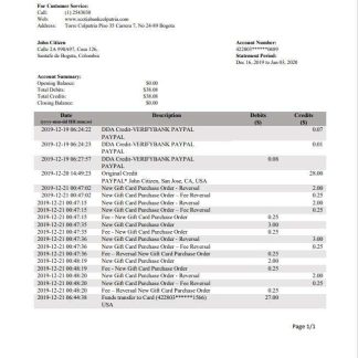 Colombia Scotiabank Colpatria statement download template file