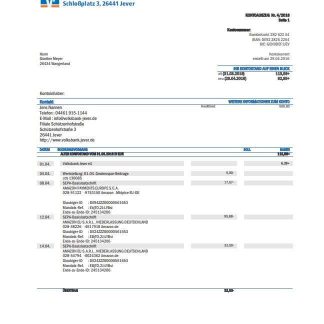 Germany Volksbank Jever download template file