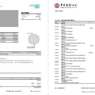 Hong Kong Bank of China (Hong Kong) 3p download template file