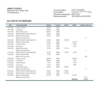 Macedonia Halkbank ban statement download template file