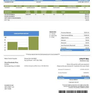 City of Pembroke Pines download template file