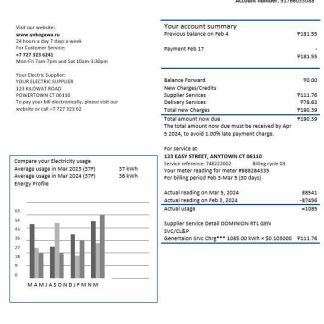 Kazakhstan Yokogawa Electric Kazakhstan business utility bill template in Word and PDF formats download template file