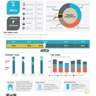 Blue Energy utility business bill, SCR download template file