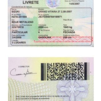 Angola vehicle registration card download template file