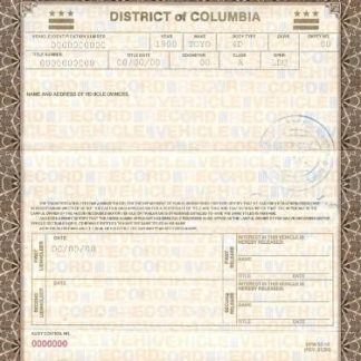 Columbia vehicle registration certificate download template file