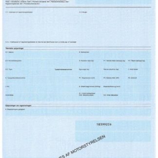 Denmark vehicle registration certificate download template file
