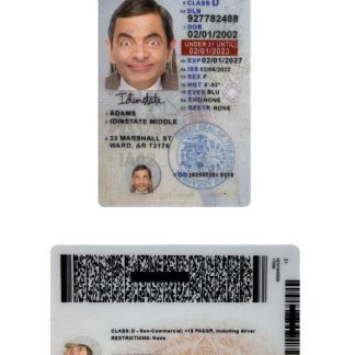 USA Arkansas under 21 Driving License download template file