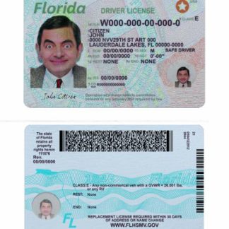 USA Florida Driving License 2018 present download template file