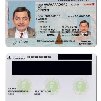 USA Washington Driving License template in PSD format (2018 ?C present) download template file