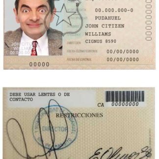 Chile licencia de conductor download template file