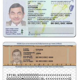 Ireland ID Card Download Template File