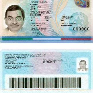 Italy ID Card template 2016-Presentshot 5 Download Template File