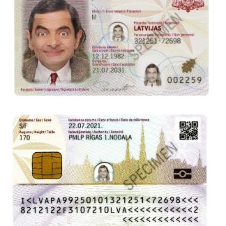 Latvia ID Card Card, 2019 Present Download Template File