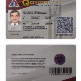 Pilippines Citizen ID Card Download Template File