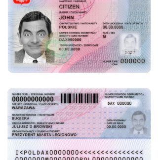 Poland ID Card 2023 Download Template File