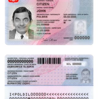 Poland ID Card 2019 Download Template File