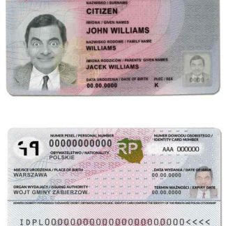 Poland ID Card 2021 Download Template File