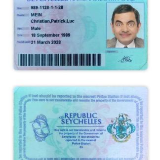 Seychelles National ID Card Download Template File
