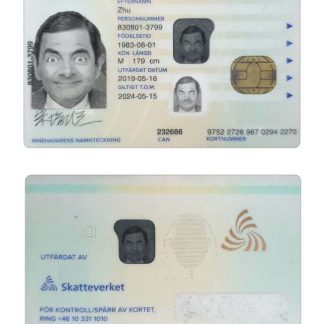 Sweden ID Download Template File