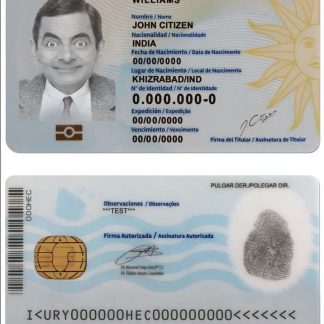 Uruguay ID Card Download Template File