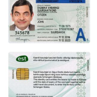 Estonia ID Card v2 Download Template File