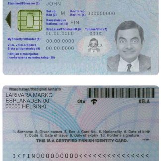 Finland ID Card v2 Download Template File