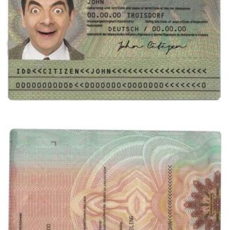 Germany ID Card v2 2010-2020 Download Template File