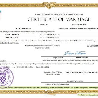 Cuba marriage certificate PSD template download template file